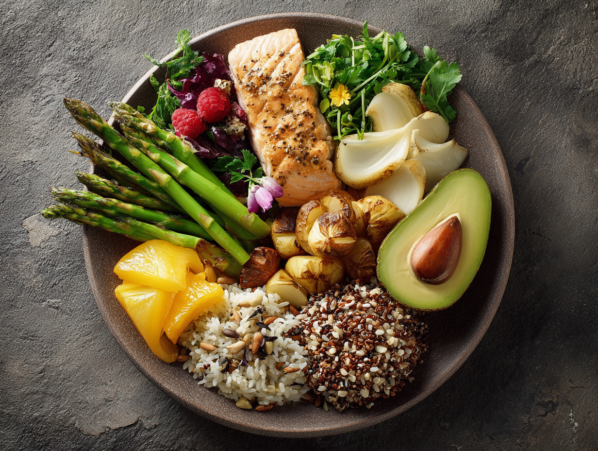 Збалансований раціон з різноманітними продуктами